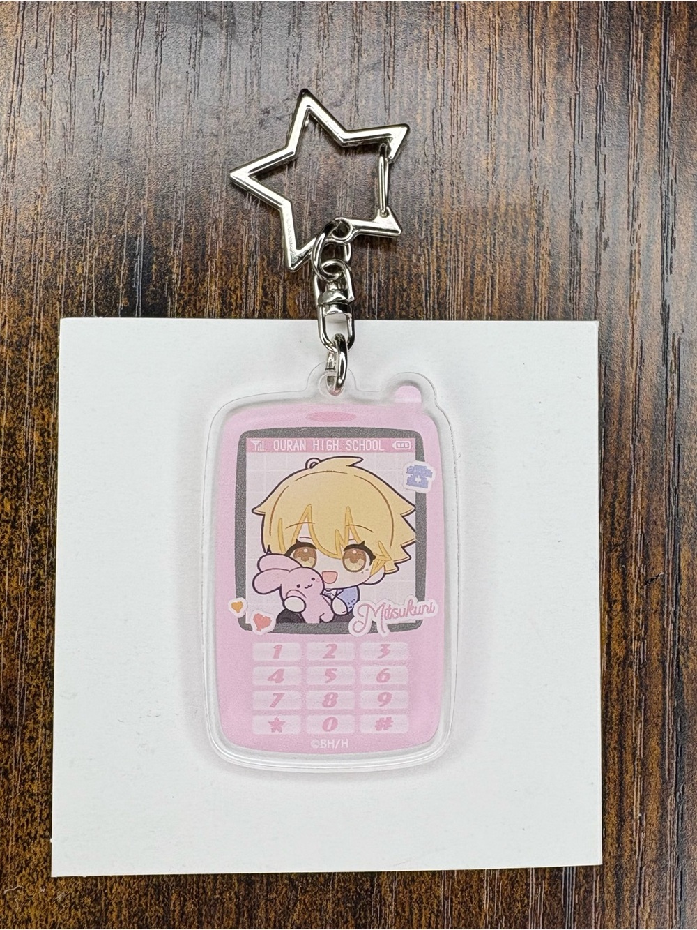 Ouran High School Host Club Acrylic Mitsukuni Haninozuka Phone Keychain